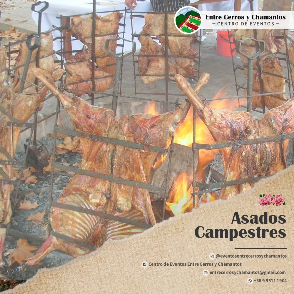 Asados campestres y eventos gastronómicos en Entre Cerros y Chamantos
